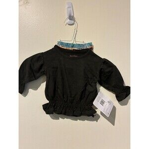 NWT Burt's Bees Baby 100% Organic Cotton Shirt & Colorful Pants Outfit - NB